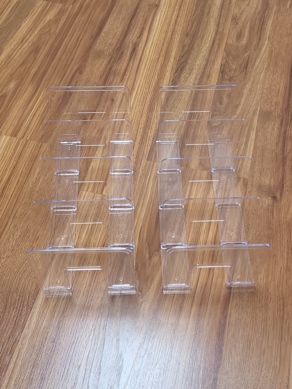 Clear Acrylic Purse & Wallet Organizer Stands - Pack of 8